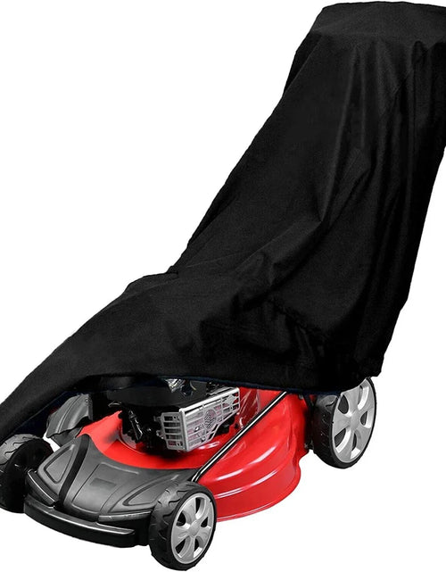 Load image into Gallery viewer, Waterproof Lawn Mower Cover Heavy Duty UV Protector for Push Mower Universal Fit

