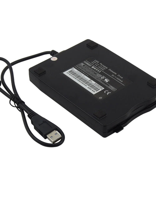 Load image into Gallery viewer, 3.5' USB 2.0 Data External Floppy Disk Drive 1.44MB For Laptop PC Win 7/8/10 Mac
