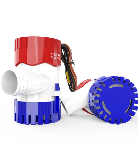 1100GPH 12V Electric Marine Submersible Bilge Sump Water Pump For Boat 3/4" Hose