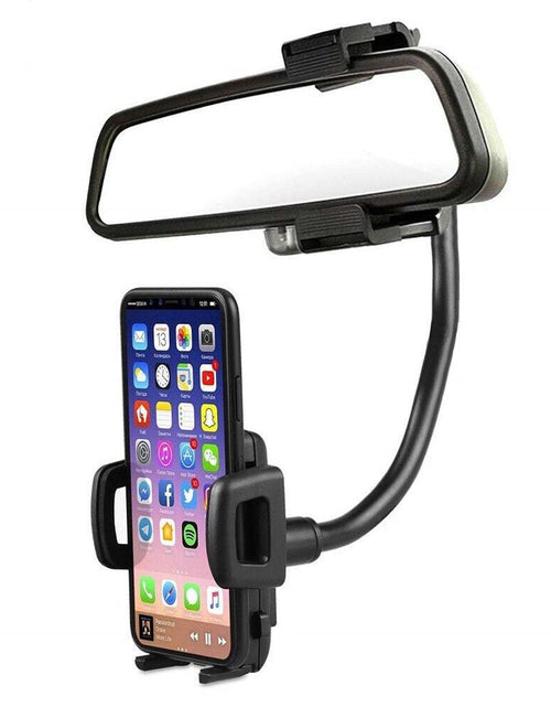 Load image into Gallery viewer, Universal 360° Car Rearview Mirror Mount Stand Holder Cradle For Cell Phone GPS
