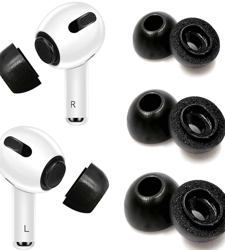 Replacement Ear Tips For Apple Airpods Pro Memory Foam Tips Airpod Pro - 3 Pairs