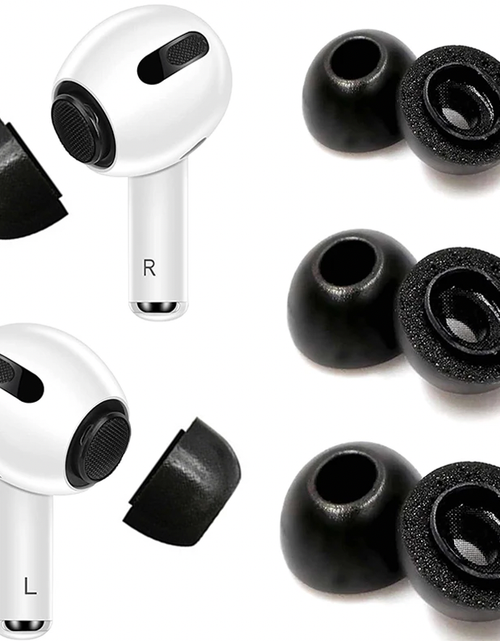 Load image into Gallery viewer, Replacement Ear Tips For Apple Airpods Pro Memory Foam Tips Airpod Pro - 3 Pairs
