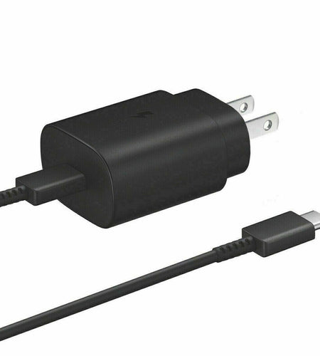 25W Type USB-C Super Fast Wall Charger +6FT Cable For Samsung Galaxy S20 S21 S22