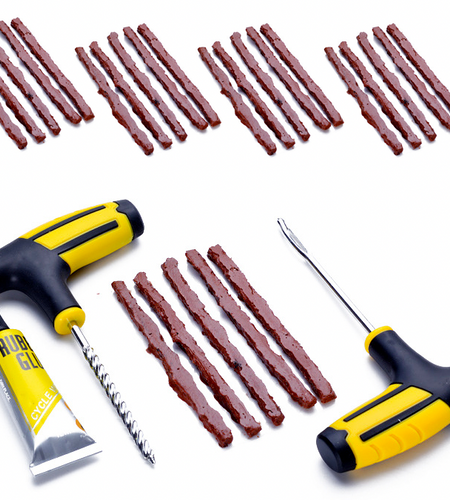 68pc Tire Repair Kit DIY Flat Tire Repair Car Truck Motorcycle Home Plug Patch