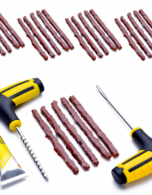 Load image into Gallery viewer, 68pc Tire Repair Kit DIY Flat Tire Repair Car Truck Motorcycle Home Plug Patch
