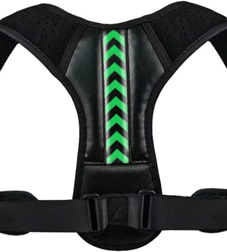Shoulder Support Adjustable Back Pain Support Posture Corrector Brace Belt Strap