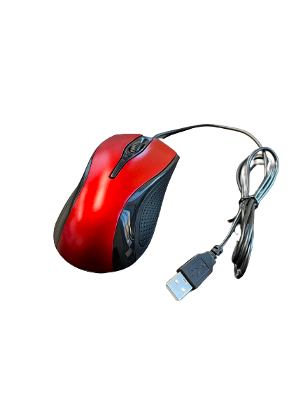 Load image into Gallery viewer, USB 2.0 Optical Wired Scroll Wheel Mouse For PC Laptop Notebook Desktop Red Mice
