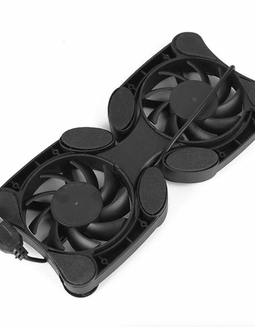 Load image into Gallery viewer, Dual USB Cooling Fan Pad Foldable Slim Fans Cooler Stand For Laptop PC Notebook
