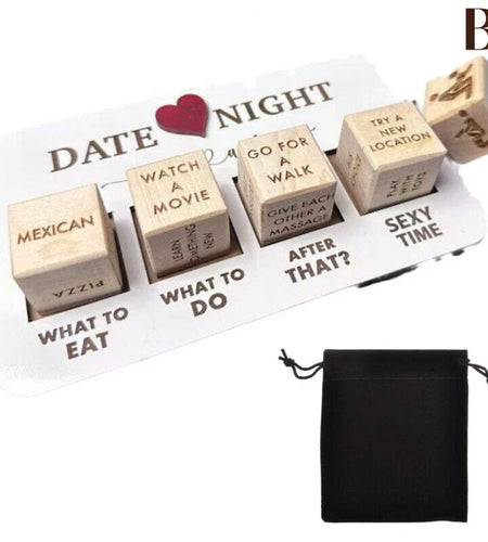 Date Night Dice After Dark Edition Date Night Wooden Dice Game For Couples Fun