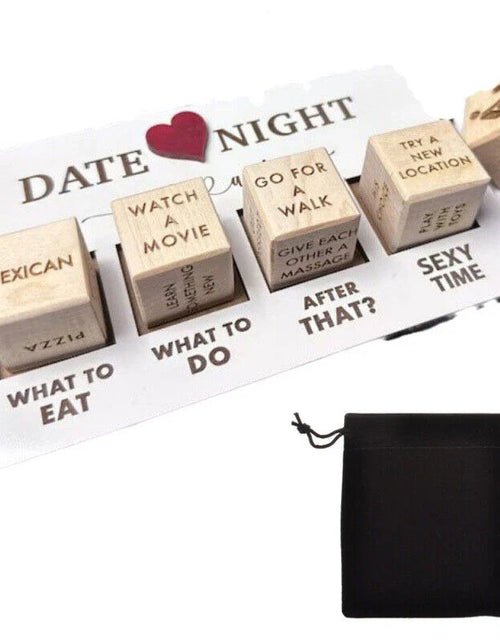 Load image into Gallery viewer, Date Night Dice After Dark Edition Date Night Wooden Dice Game For Couples Fun
