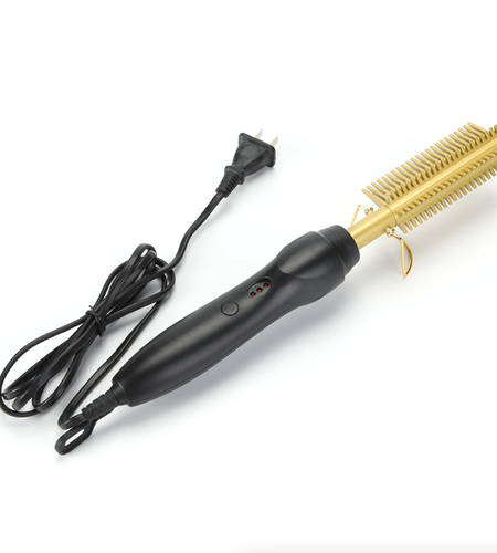 Hair Straightener Comb Pro Electric Beard Straightening Comb Heat Hot Comb Press