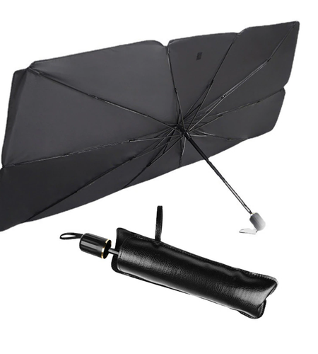 57" Car Windshield Sun Shade Foldable Umbrella Front Window Cover Visor Umbrella