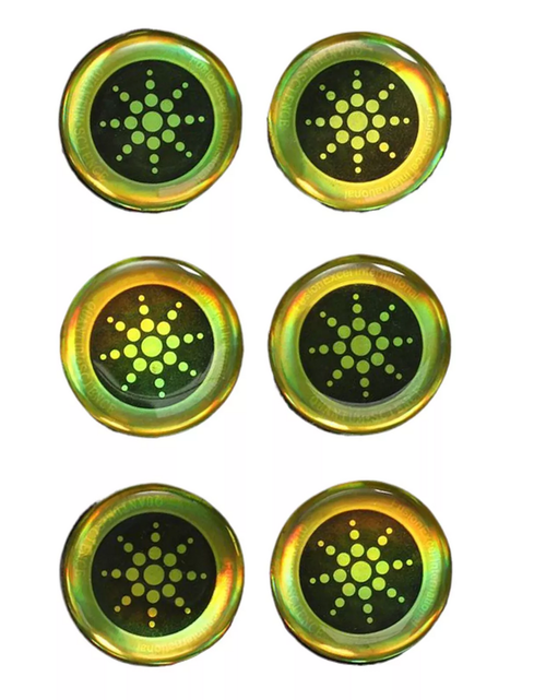 Load image into Gallery viewer, Quantum Anti Radiation Shield 5G EMF Protection - Phones Laptops - 12 Stickers
