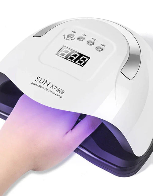 Load image into Gallery viewer, 220W Nail Dryer LED Lamp UV Light Polish Gel Curing Machine Electric Manicure
