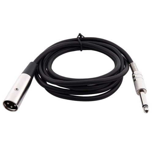 Load image into Gallery viewer, XLR 3-Pin Male To 1/4" Plug TS Microphone Mono Cable Unbalanced Shielded Audio
