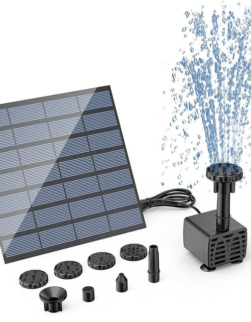 Load image into Gallery viewer, Solar Power Fountain Submersible Floating Water Pump Bird Bath Pond Garden Pool

