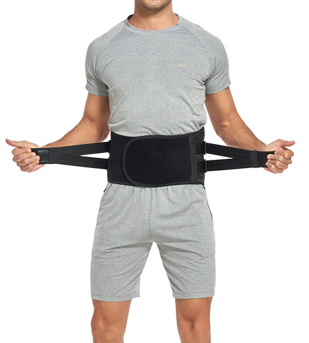 Adjustable Lower Back Brace Lumbar Support Waist Belt For Men Women Pain Relief