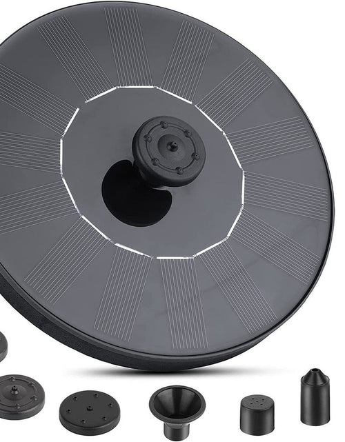 Load image into Gallery viewer, Solar Power Bird Bath Fountain Pump Upgrade 1.4W Solar Fountain With 4 Nozzle

