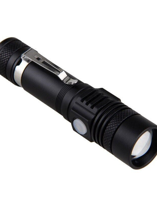 Load image into Gallery viewer, Super Bright 90000LM LED Tactical Flashlight Zoomable With Rechargeable Battery
