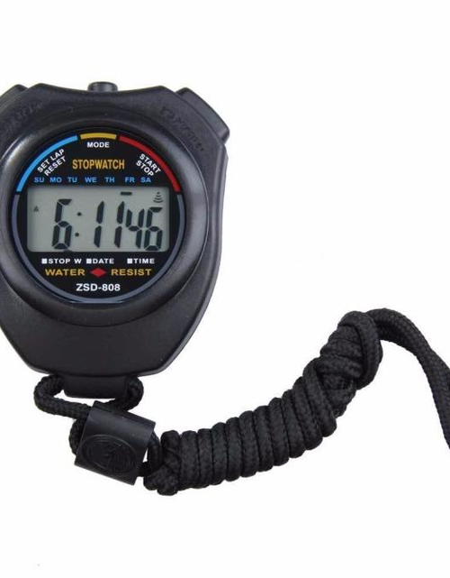 Load image into Gallery viewer, 2PCS SET Digital Stopwatch Sports Counter Chronograph Date Timer Odometer Watch
