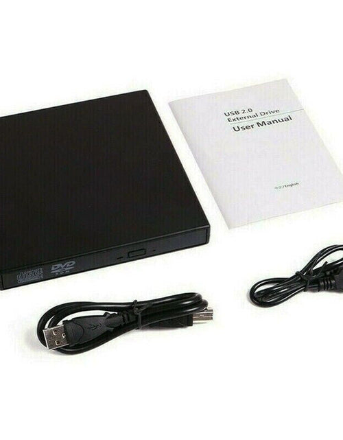 Load image into Gallery viewer, Slim External CD DVD RW Drive USB 3.0 Writer Burner Player Black For Laptop PC

