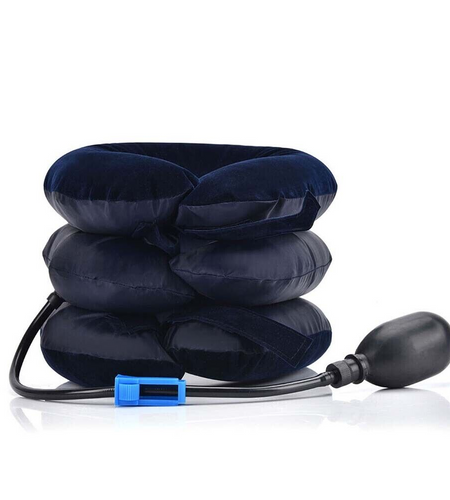 Cervical Neck Traction Device Collar Brace Support Pain Relief Stretcher Therapy