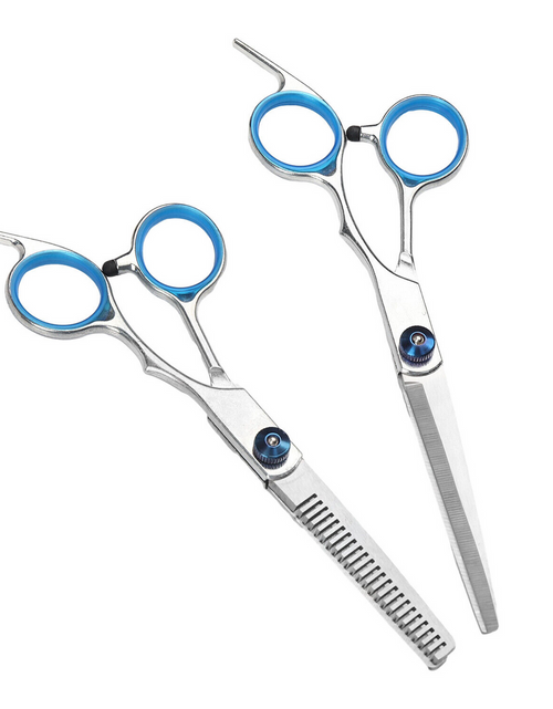 Load image into Gallery viewer, Professional Hair Cutting Thinning Scissors Barber Shears Hairdressing Salon Set

