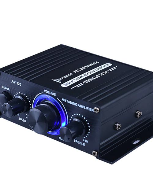 Load image into Gallery viewer, 400W 12V 2 Channel Powerful Stereo Audio Power Amplifier HiFi Bass Amp Car Home
