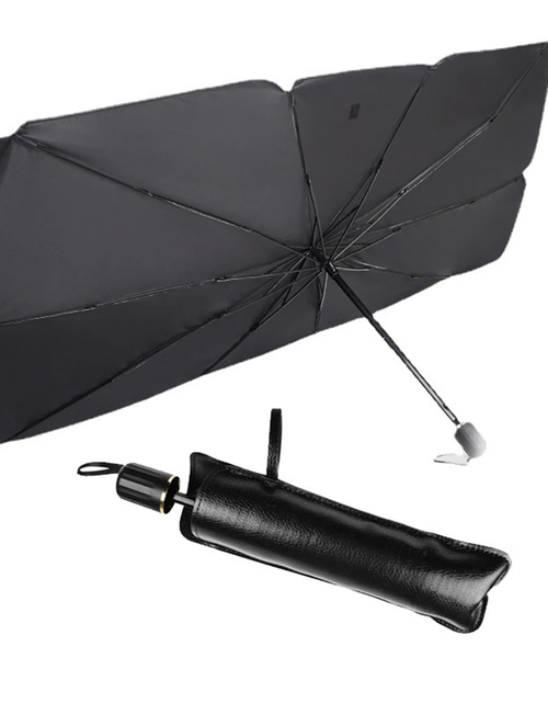 Load image into Gallery viewer, 51" Car Windshield Sun Shade Foldable Umbrella Front Window Cover Visor Umbrella
