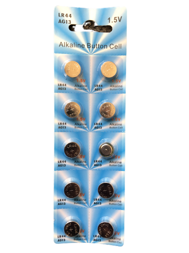 LR44 10 PACK LR44 AG13 A76 L1154 357 303 LED Button 1.5V Cell Alkaline Battery