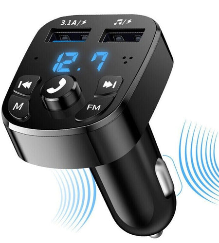 Wireless Car Bluetooth FM Transmitter MP3 Audio USB Charger Adapter Handsfree