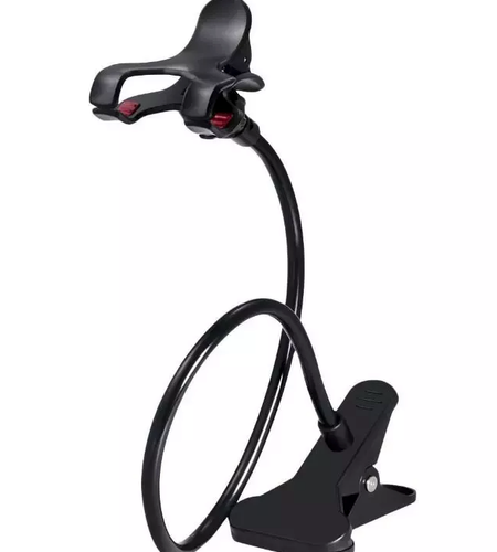 Universal Lazy Mobile Phone Gooseneck Stand Holder Flexible Bed Desk Table Clip
