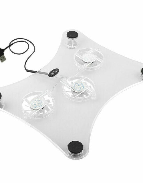Load image into Gallery viewer, 3 Fans USB Cooler Cooling Pad Stand LED Light Radiator For Laptop PC Notebook
