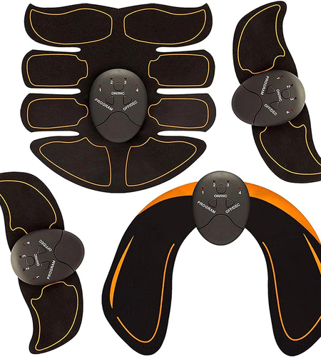 EMS Abdominal Muscle Toning Trainer ABS Stimulator Toner Fitness Binder Gym Belt