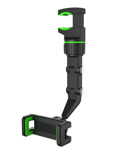 Load image into Gallery viewer, 360° Car Rearview Mirror Rotation Adjustable Phone Holder Mount Multifunction
