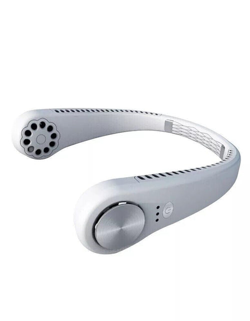 Load image into Gallery viewer, USB Portable Hanging Neck Fan Cooling Air Cooler Little Electric Air Conditioner
