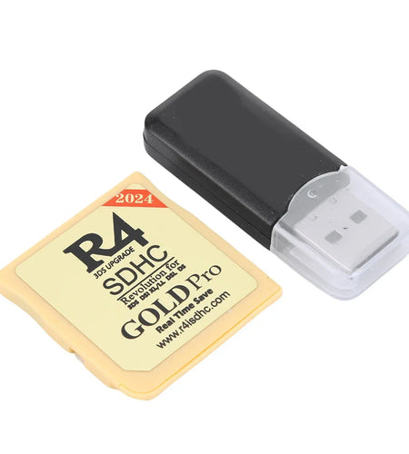 2024 Version R4 Gold Pro SDHC R4i For DS/3DS/2DS Revolution Cartridge + USB