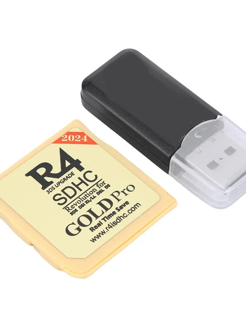 Load image into Gallery viewer, 2024 Version R4 Gold Pro SDHC R4i For DS/3DS/2DS Revolution Cartridge + USB
