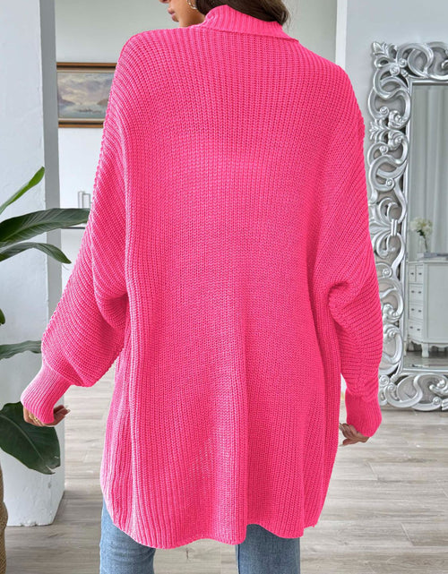 Load image into Gallery viewer, Open Front Long Sleeve Cardigan
