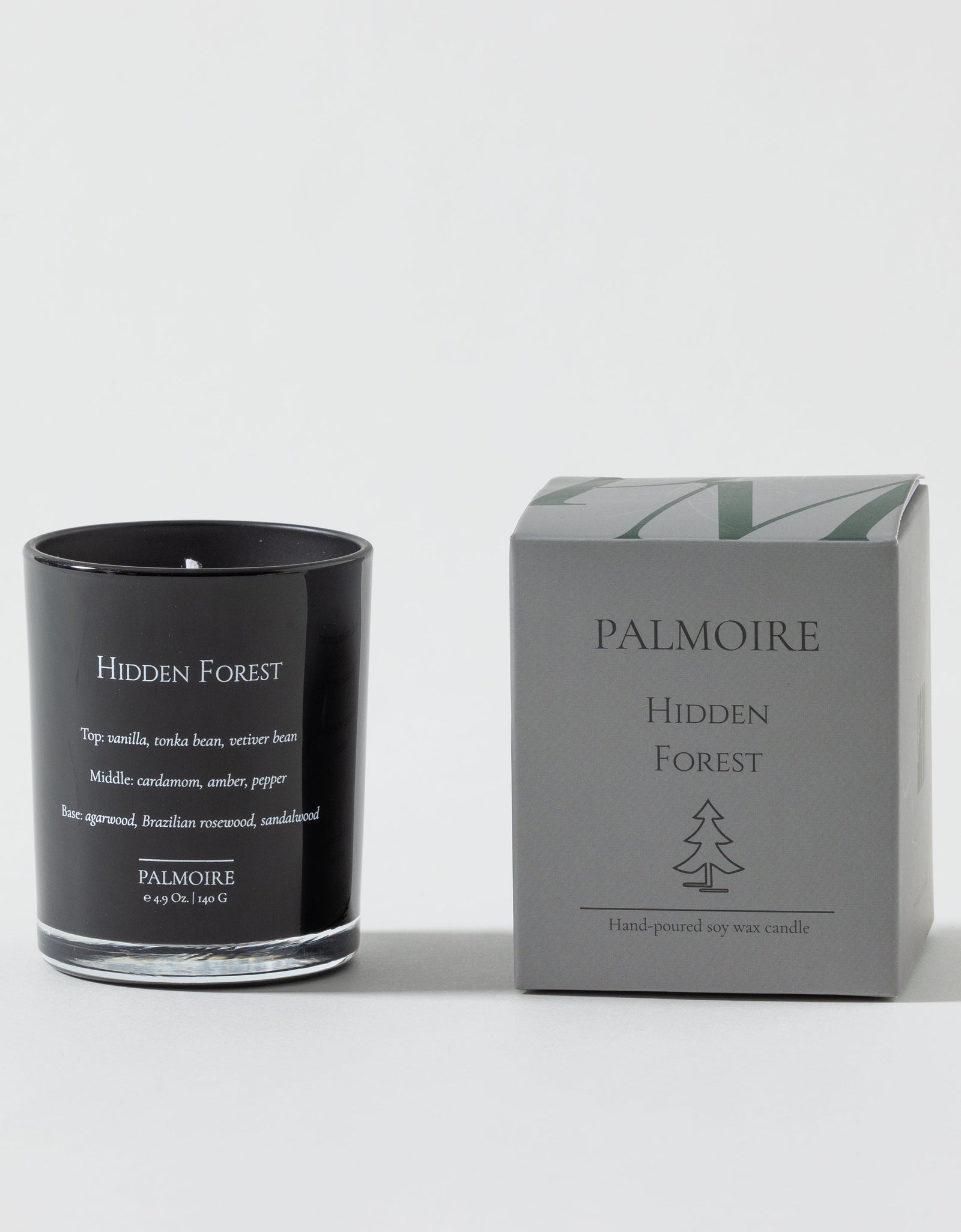 Hidden Forest Soy Wax Candle by PALMOIRE