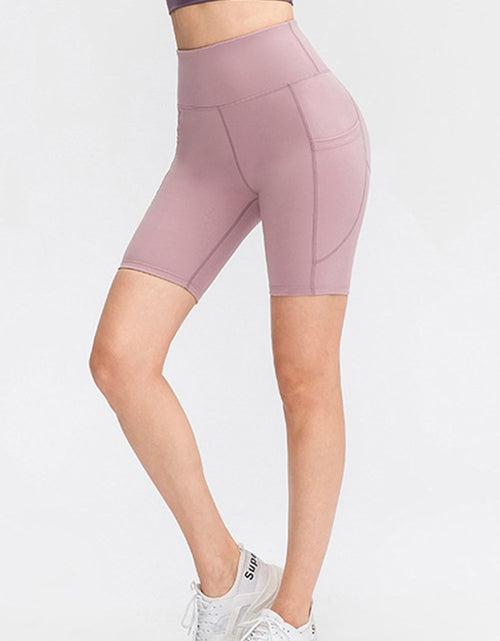 Load image into Gallery viewer, Wide Waistband Sports Shorts with Pockets

