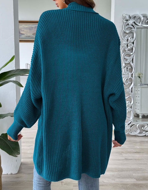 Load image into Gallery viewer, Open Front Long Sleeve Cardigan
