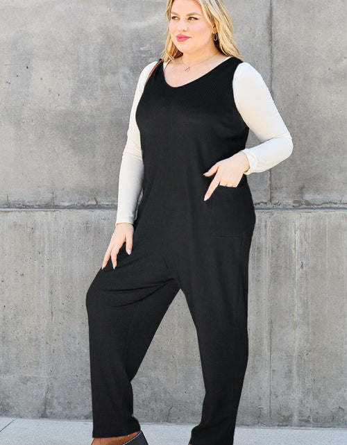 Load image into Gallery viewer, Double Take Full Size Sleeveless Straight Jumpsuit
