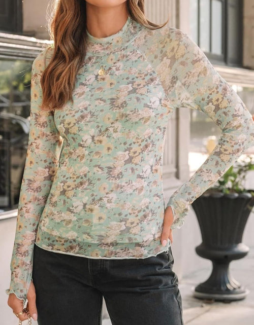 Load image into Gallery viewer, Lovelet Mock Neck Long Sleeve Top
