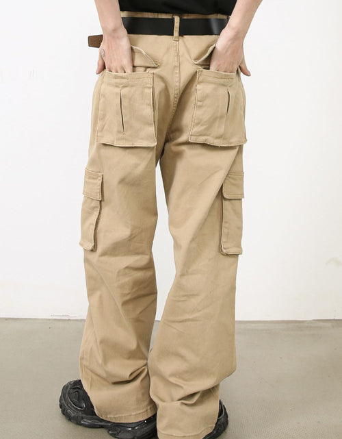 Load image into Gallery viewer, Men's Baggy Jeans with Cargo Pockets
