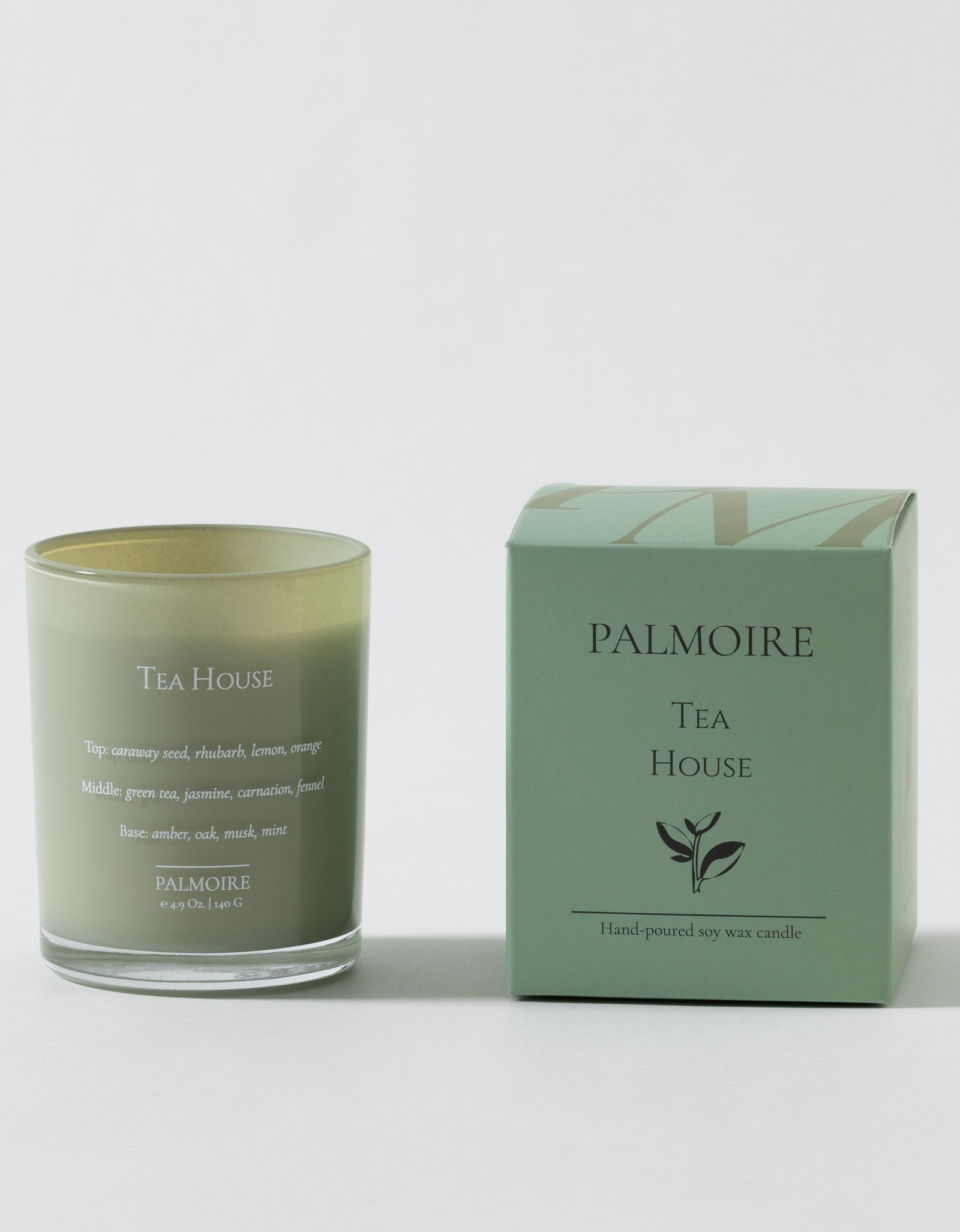 Tea House Soy Wax Candle by PALMOIRE