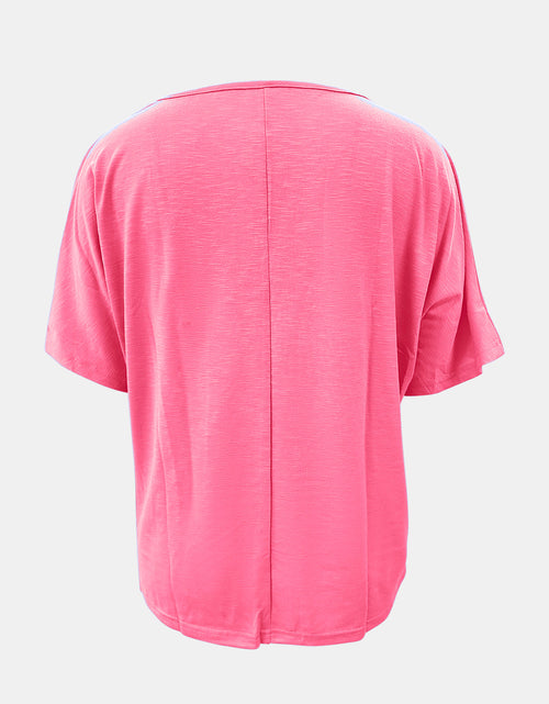 Load image into Gallery viewer, Full Size Scoop Neck Short Sleeve T-Shirt
