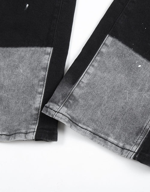 Load image into Gallery viewer, Men's Contrast Washed Bootcut Jeans
