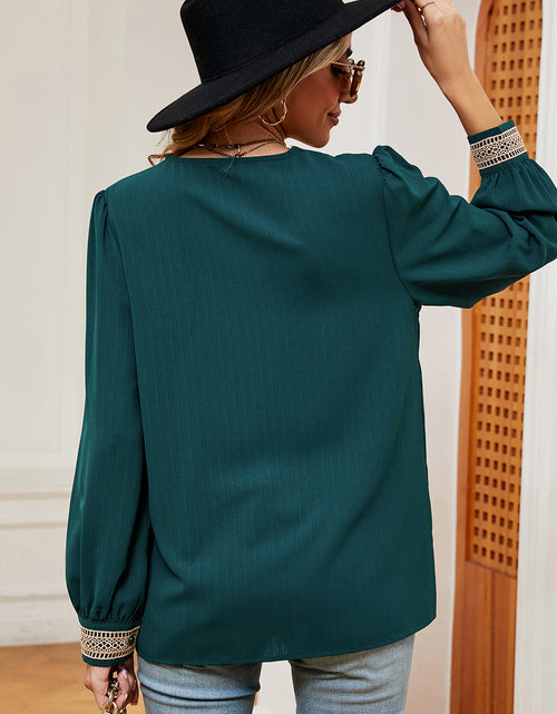 Load image into Gallery viewer, V-Neck Long Sleeve T-Shirt
