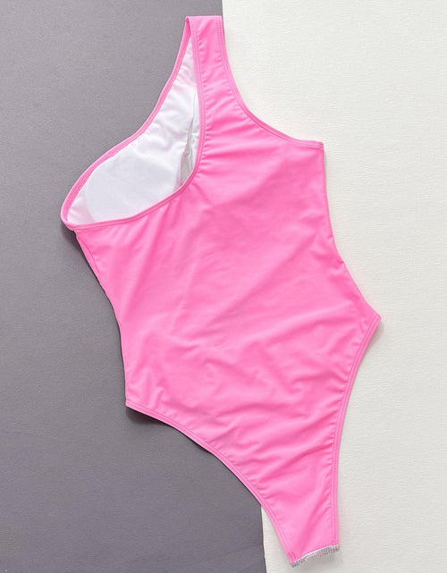 Load image into Gallery viewer, Contrast Panel One-Piece Swimsuit
